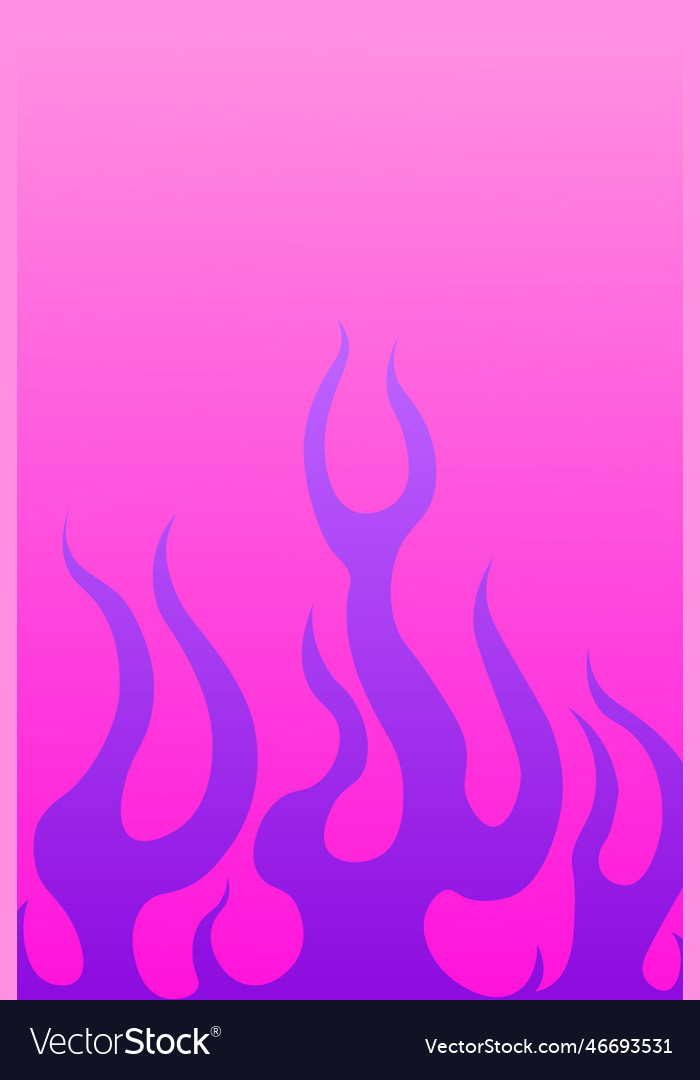 Y2k flame retro pink abstract background Vector Image