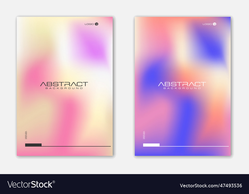 Abstract poster background with gradient mesh