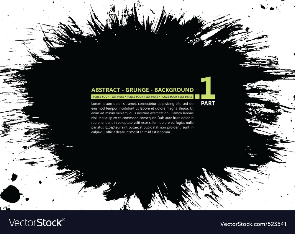 Grunge abstract silhouette background banner ink s