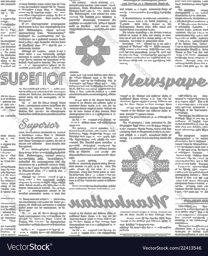 newspaper imitation background pattern royalty free vector newsprint background