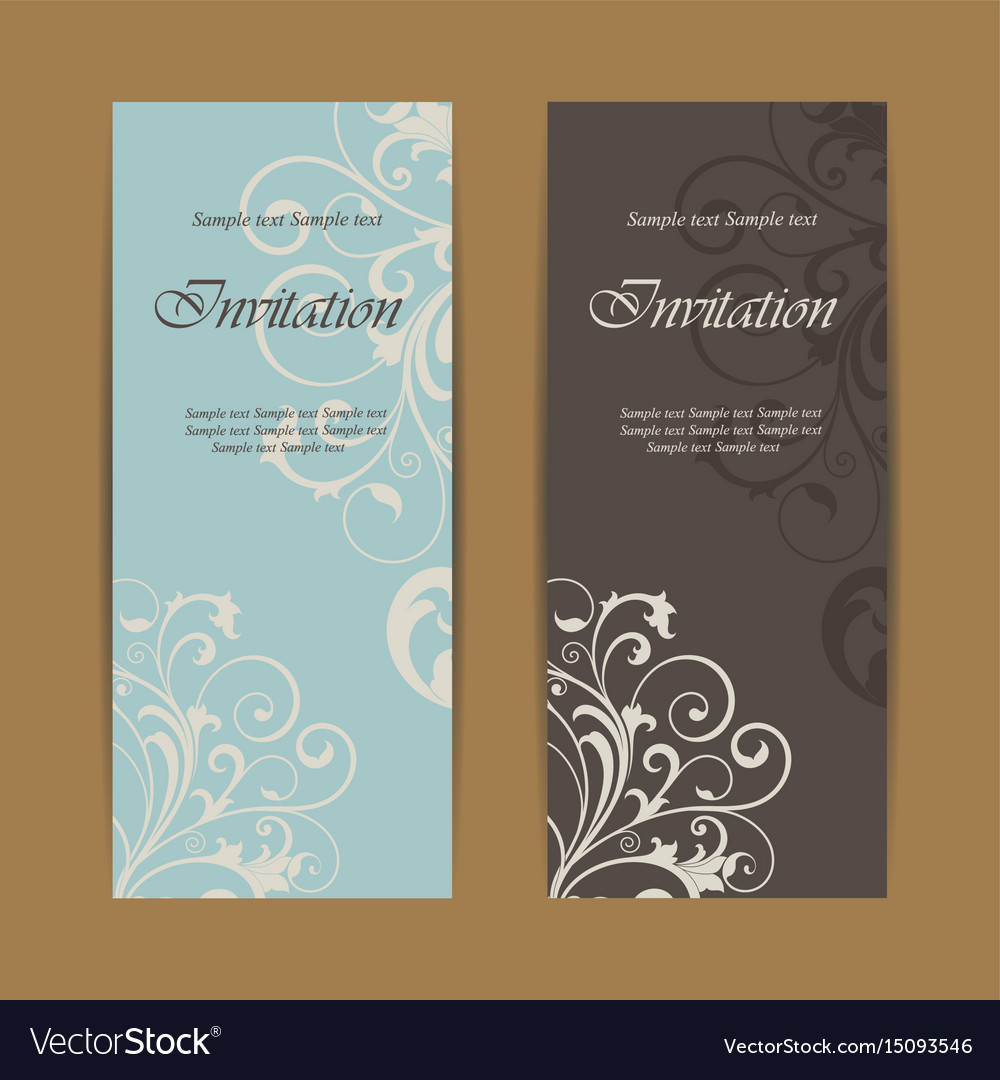Wedding Invitation Or Announcement Card Royalty Free Vector Wedding Invitation Or Announcement Card Vector Image
