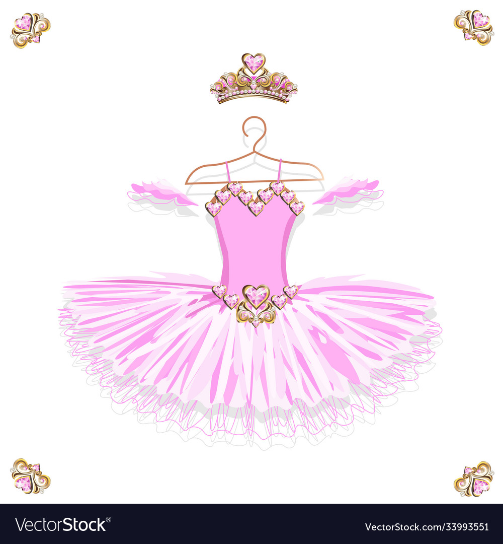 Ballet tutu on a hanger