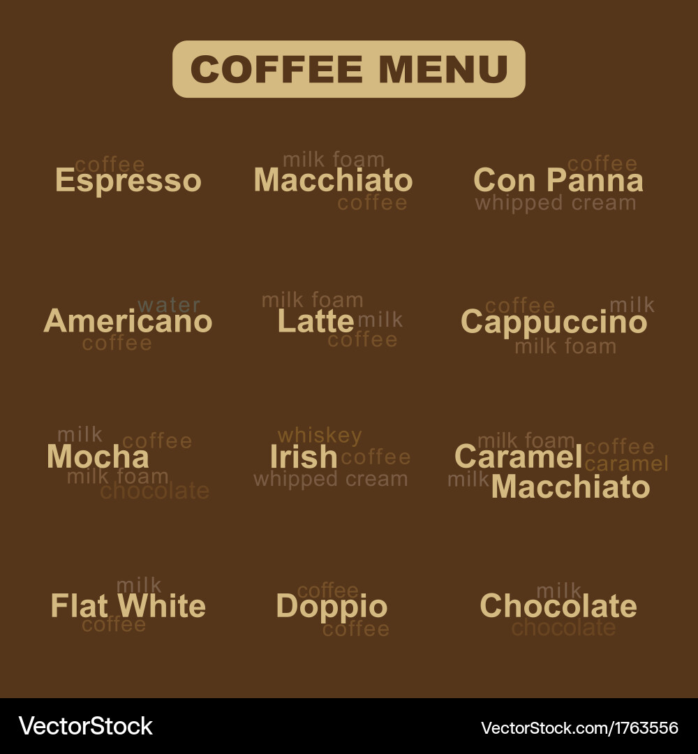Coffee Royalty Free Vector Image - VectorStock