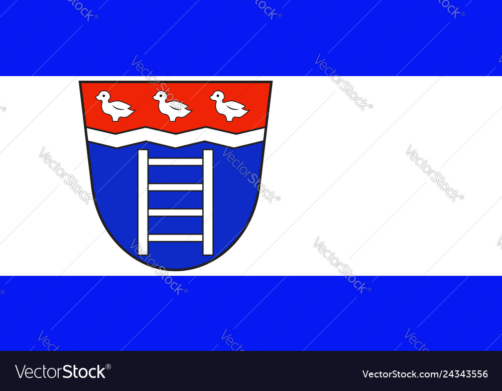 Flag of bad oeynhausen in north rhine-westphalia