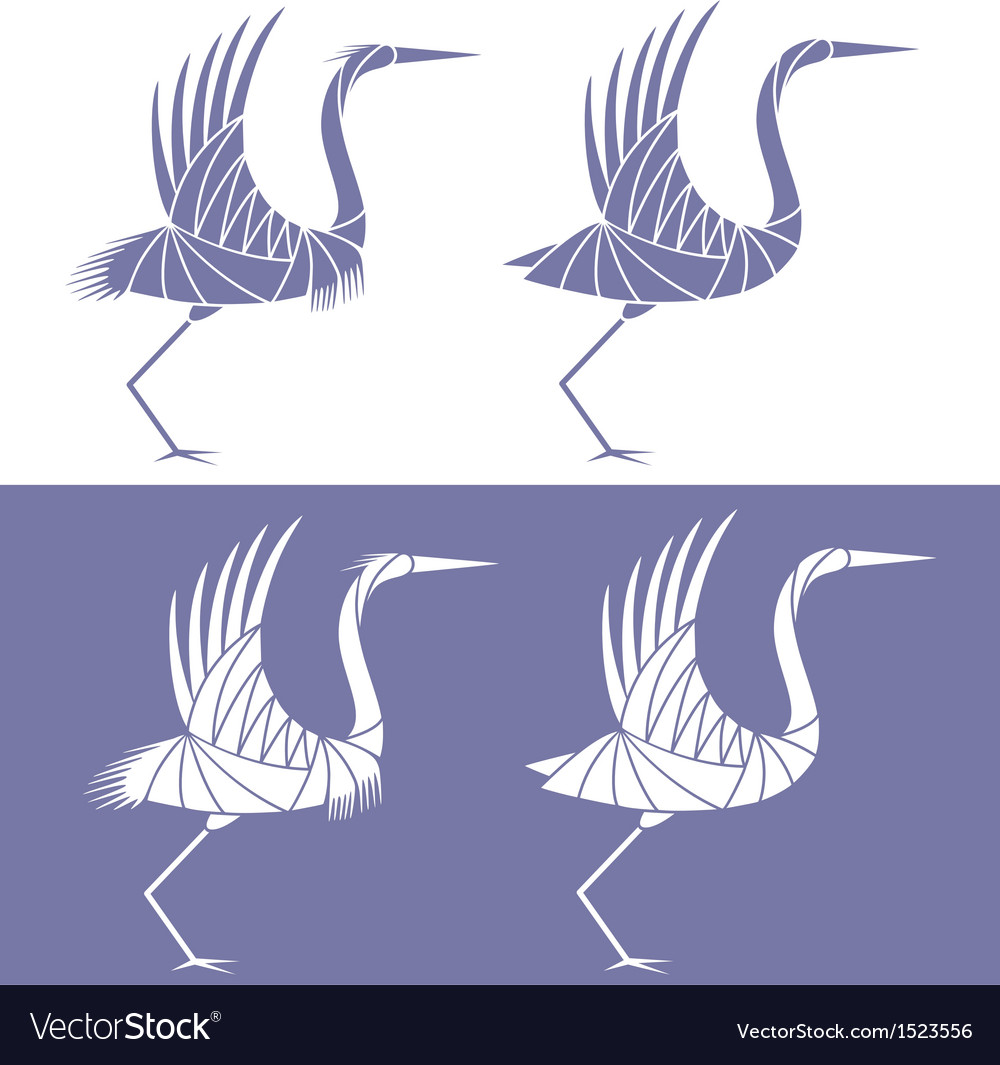 Heron Royalty Free Vector Image - VectorStock