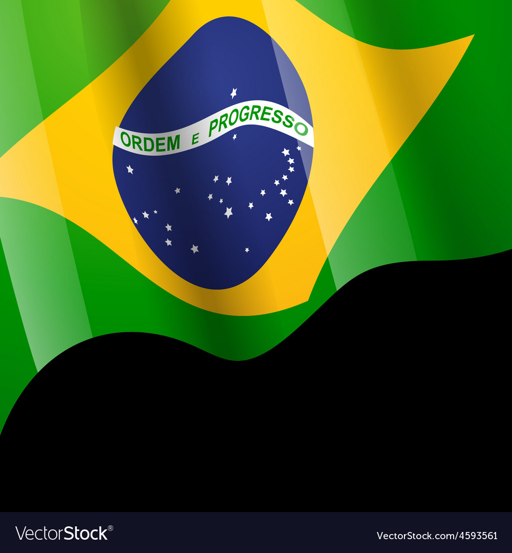 Brazil flag design Royalty Free Vector Image - VectorStock