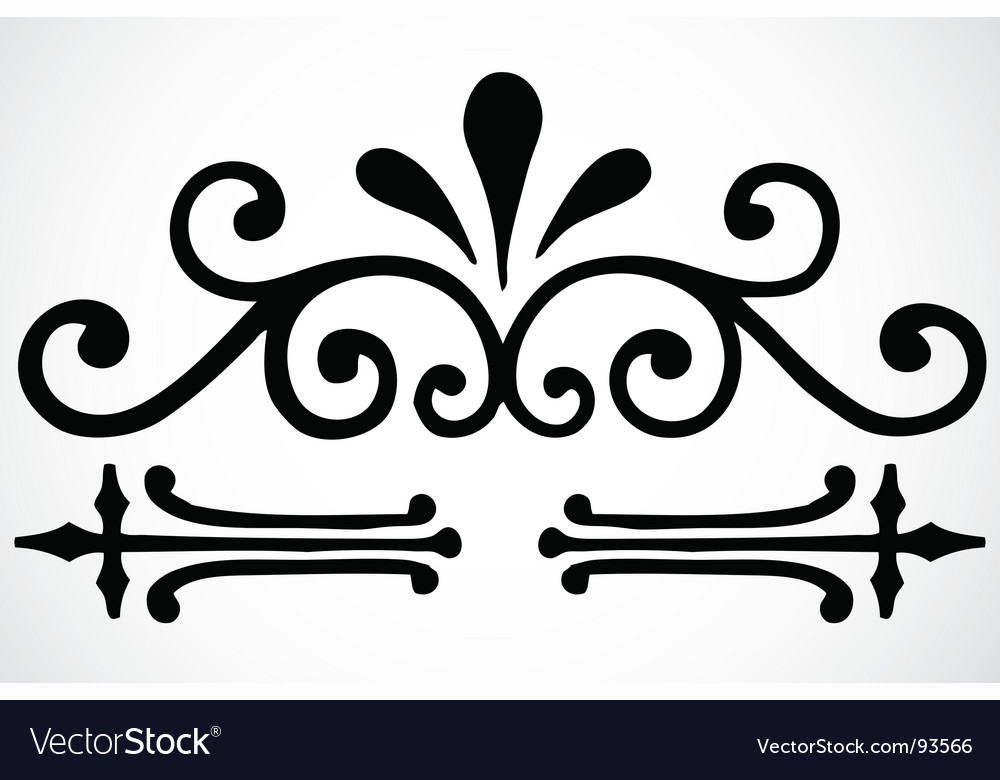 Swirl ornaments Royalty Free Vector Image - VectorStock