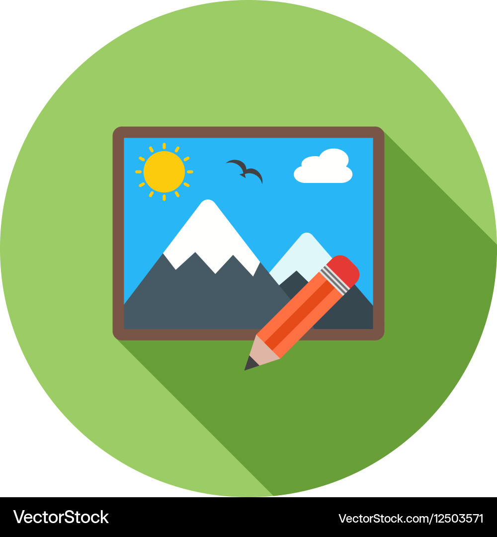 Edit image Royalty Free Vector Image - VectorStock