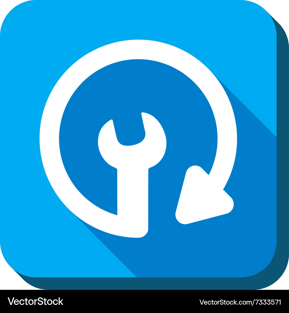 Repeat service icon Royalty Free Vector Image - VectorStock