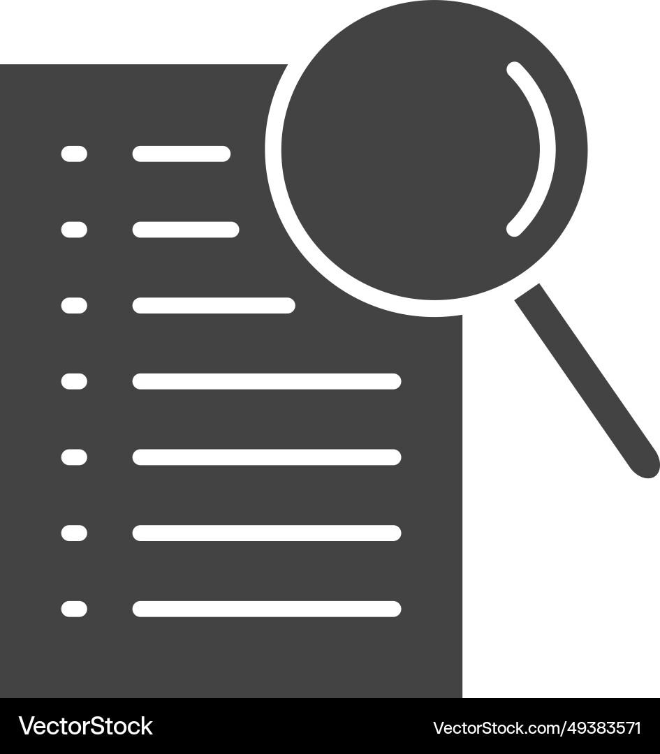 Research icon image Royalty Free Vector Image - VectorStock