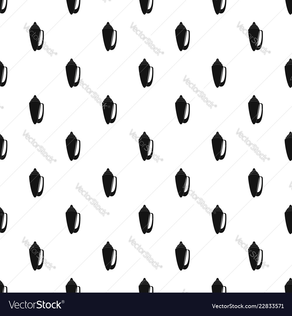Shell pattern seamless Royalty Free Vector Image