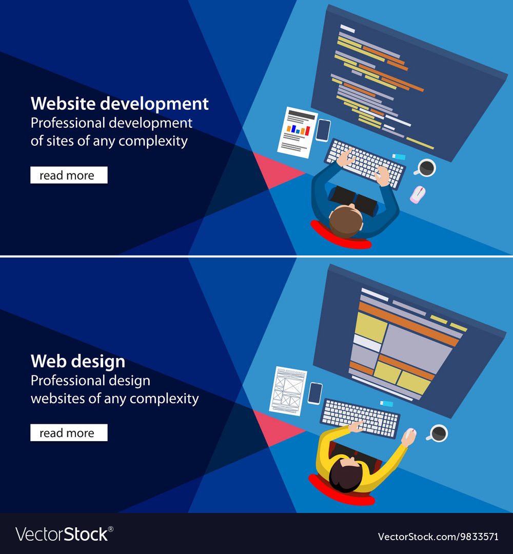 Web Developer Royalty Free Vector Image Vectorstock