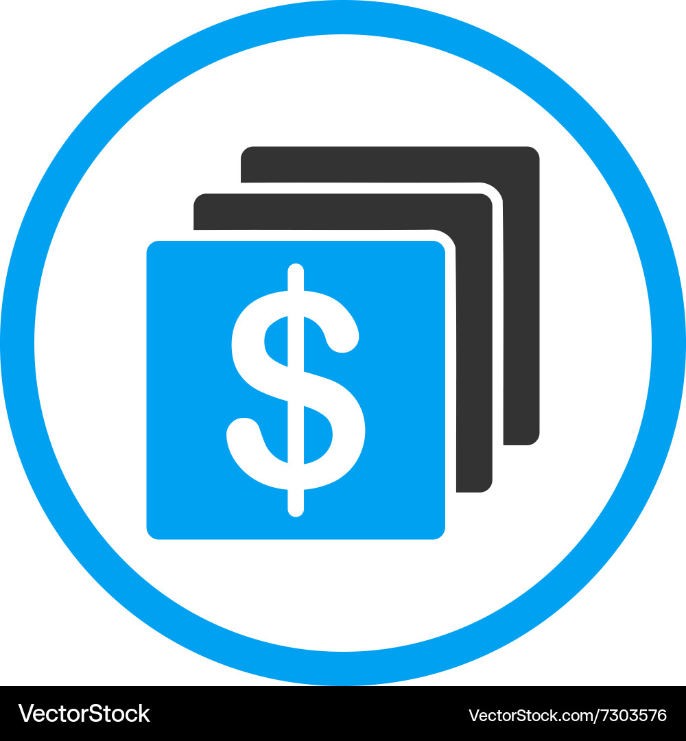Finances flat icon Royalty Free Vector Image - VectorStock