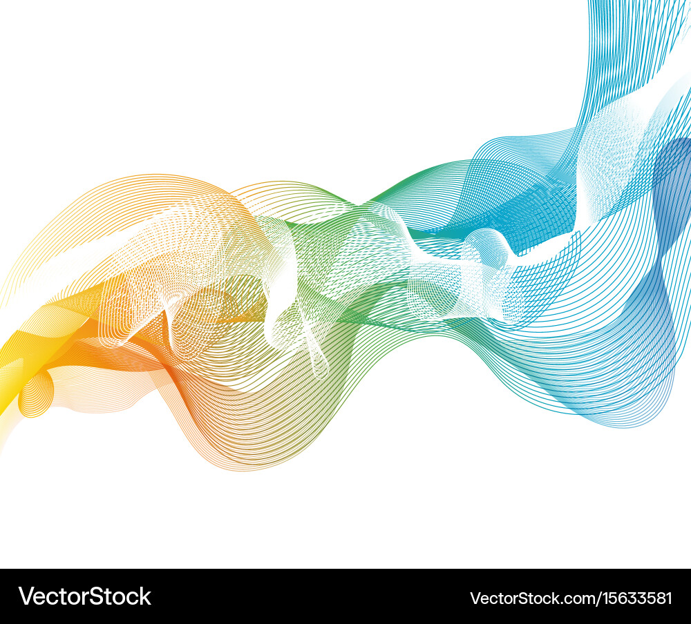 Background with rainbow lines Royalty Free Vector Image