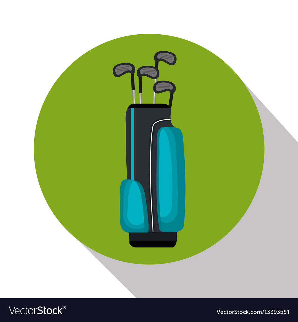 Golf club sport icon Royalty Free Vector Image