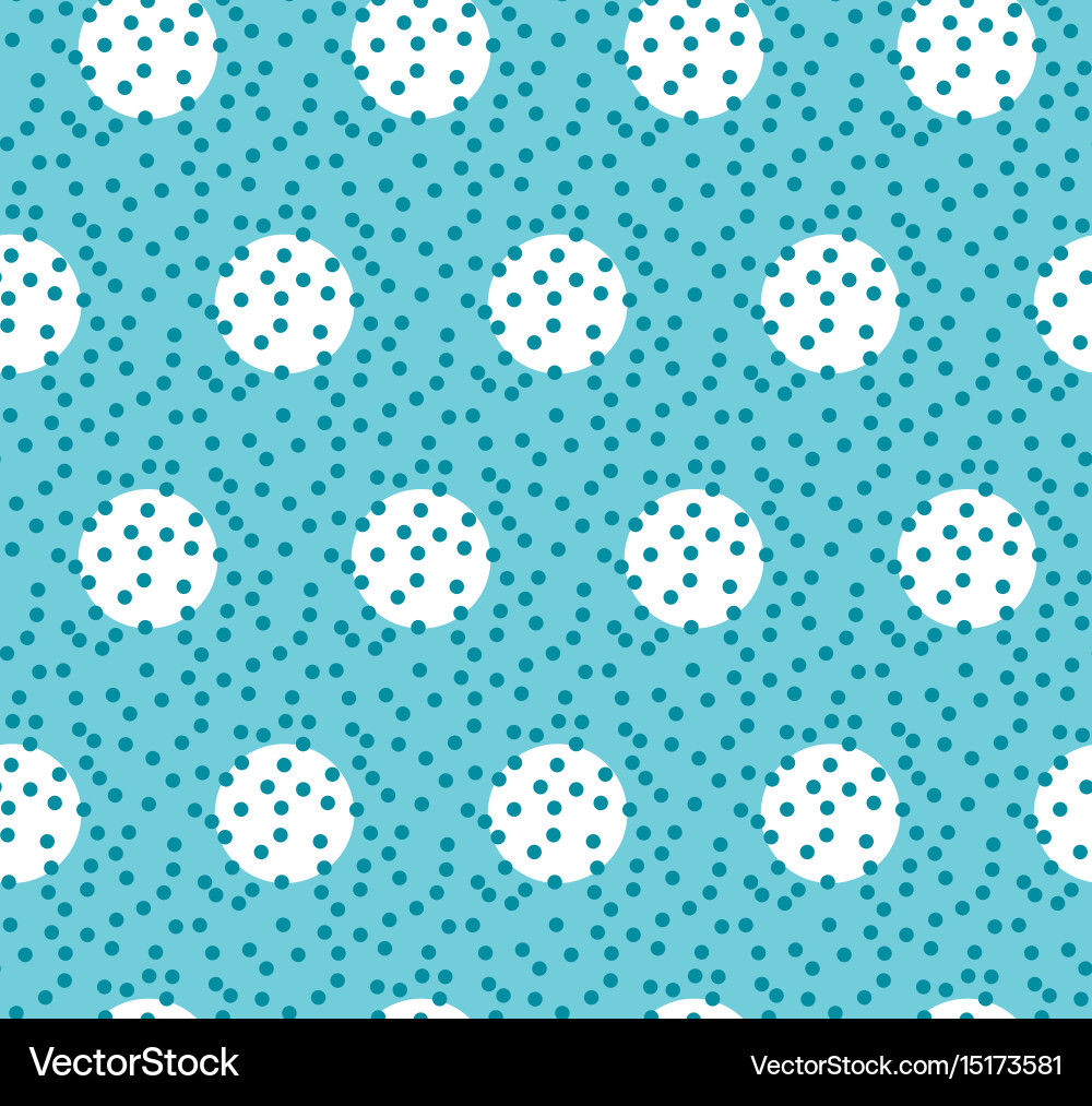Polka dot pattern seamless background Royalty Free Vector