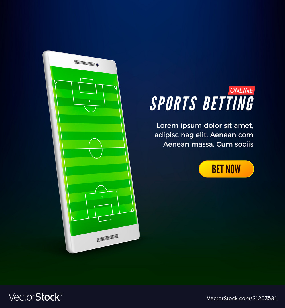 Sports Betting Online Web Banner Template Vector Image