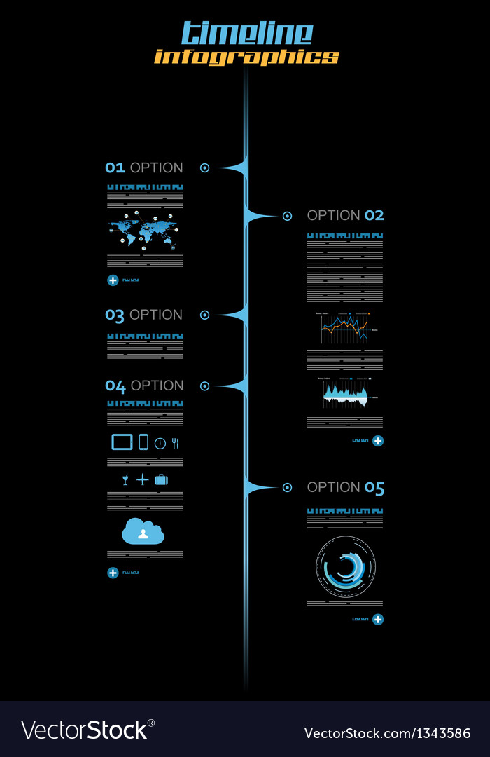 Infographic template Royalty Free Vector Image