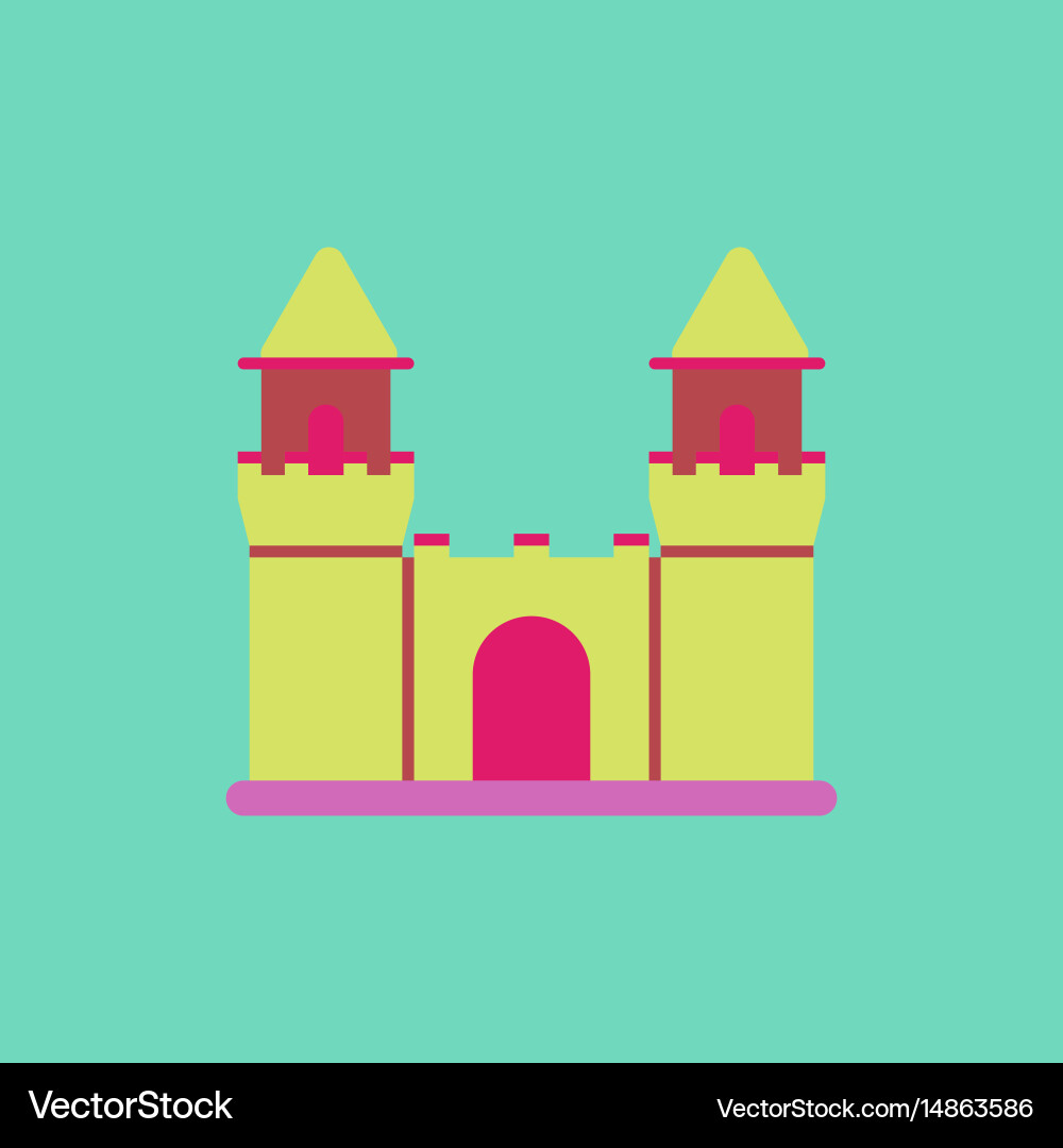 Medieval castle Royalty Free Vector Image - VectorStock