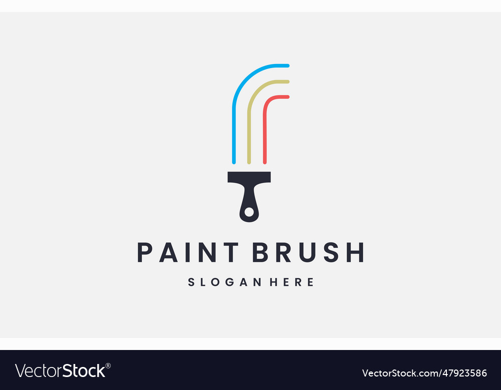 Paint brush Royalty Free Vector Image - VectorStock