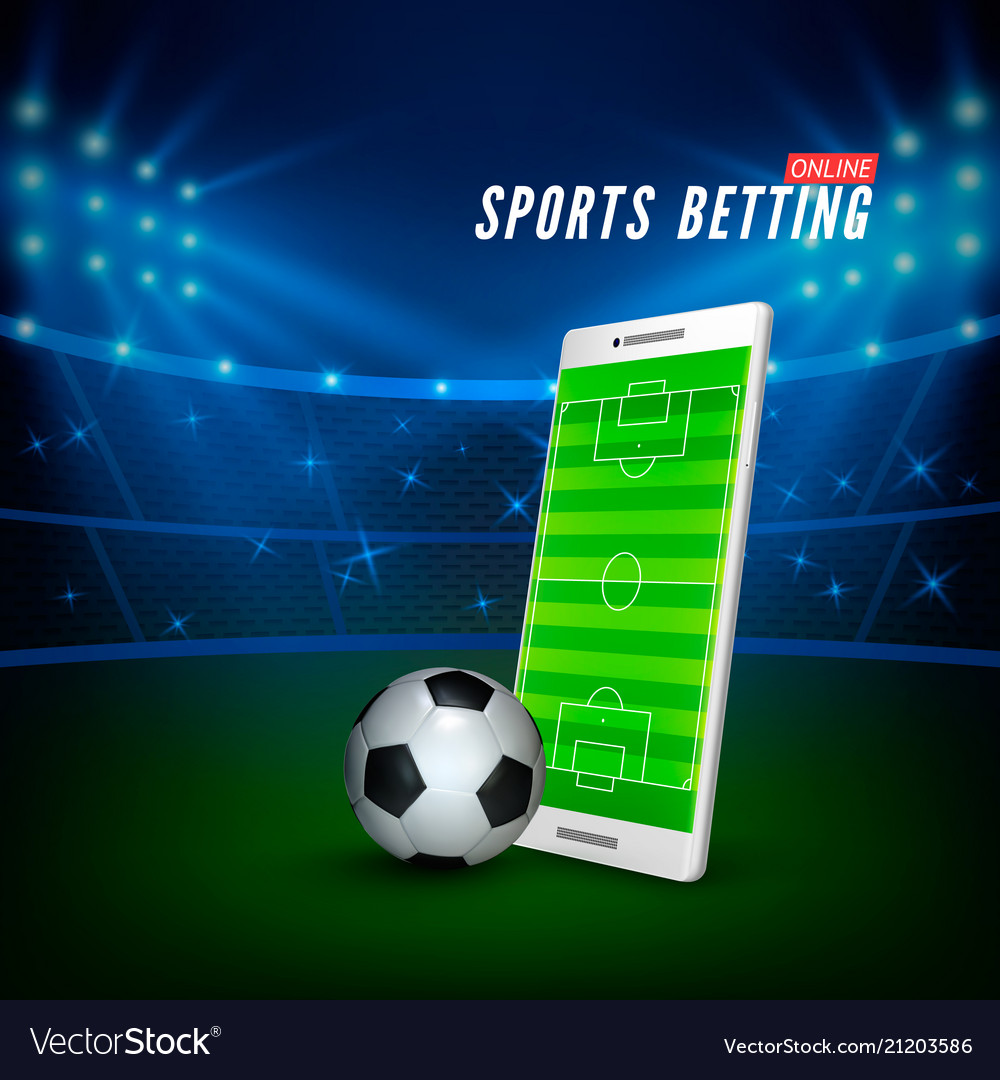 Sports Betting On Soccer. Design For A Bookmaker. Download Banner