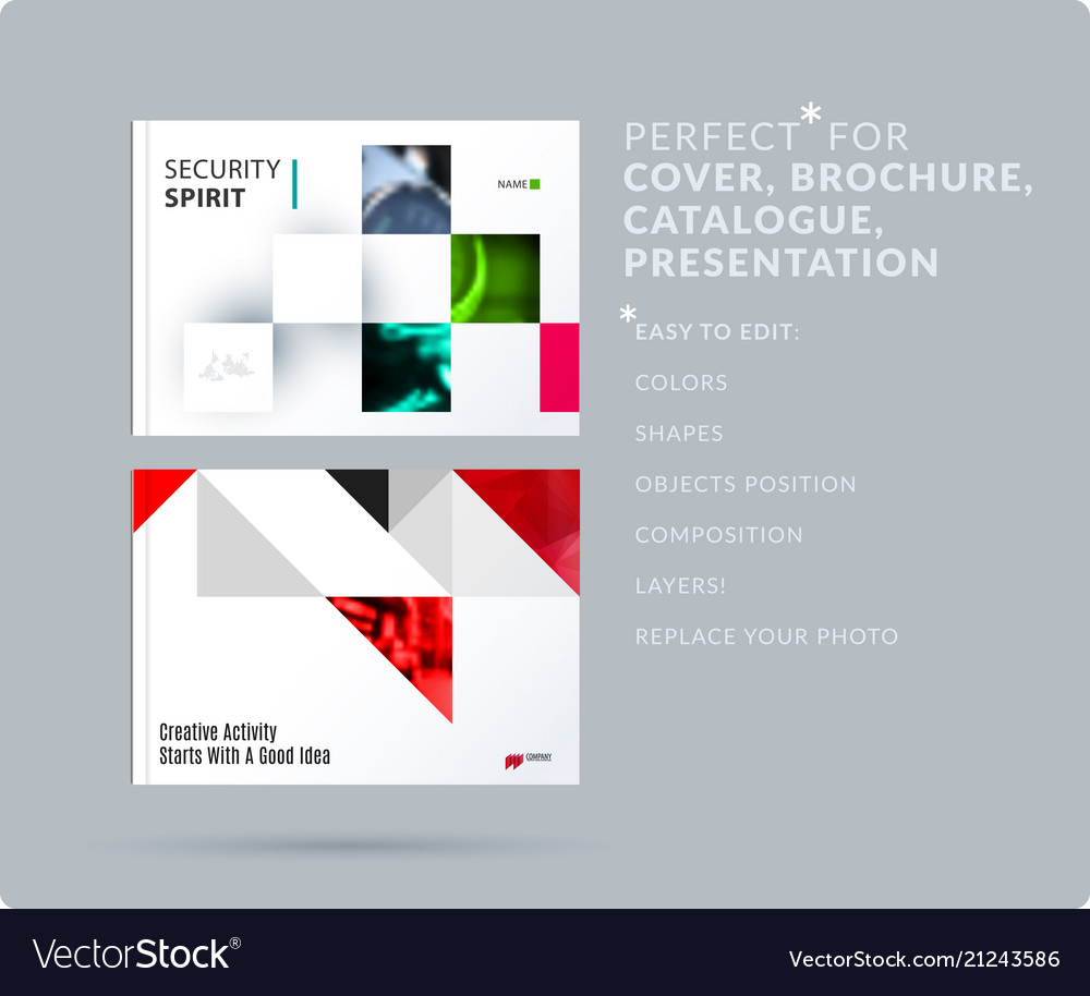 Square Design Presentation Template With Colourful Square Design Presentation Template With Colourful