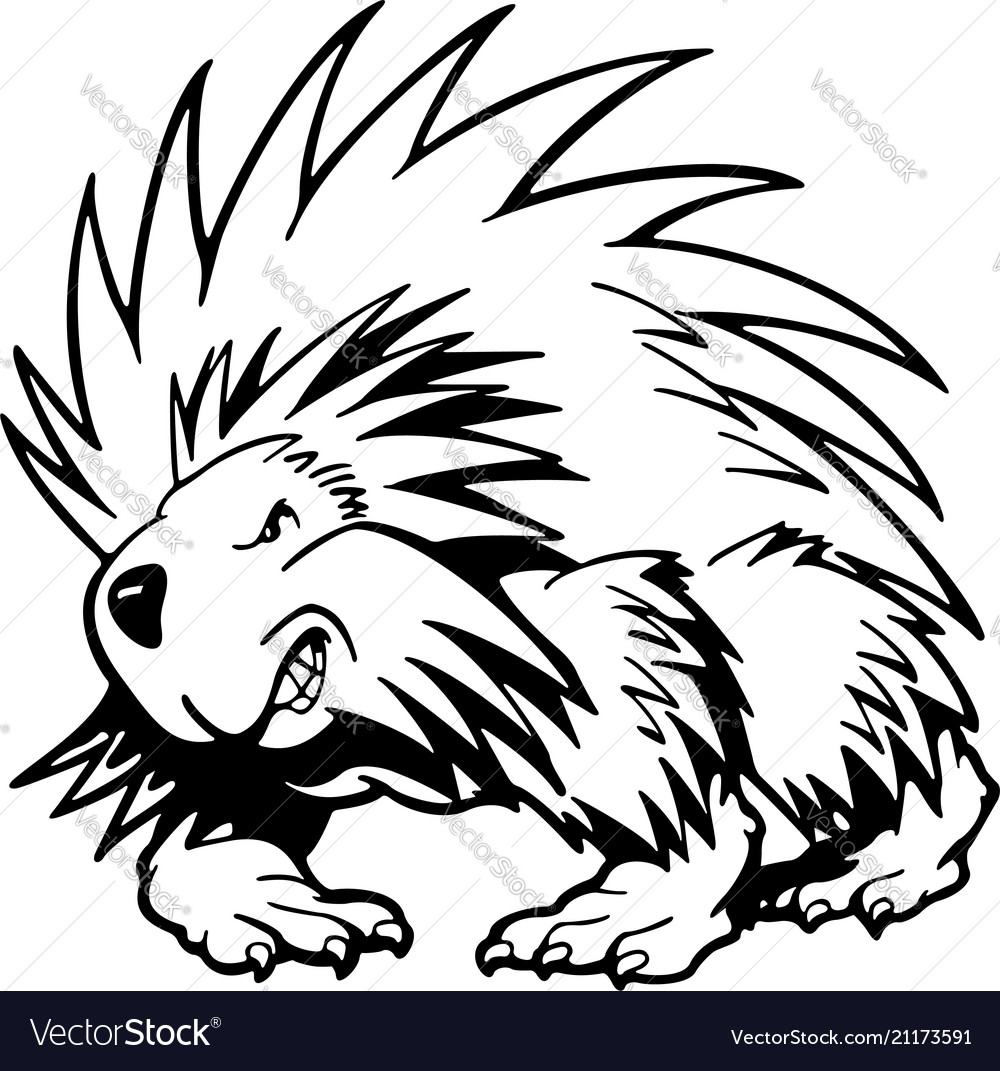 Hedgehog animal cartoon character Royalty Free Vector Image Hedgehog animal cartoon character Royalty Free Vector Image