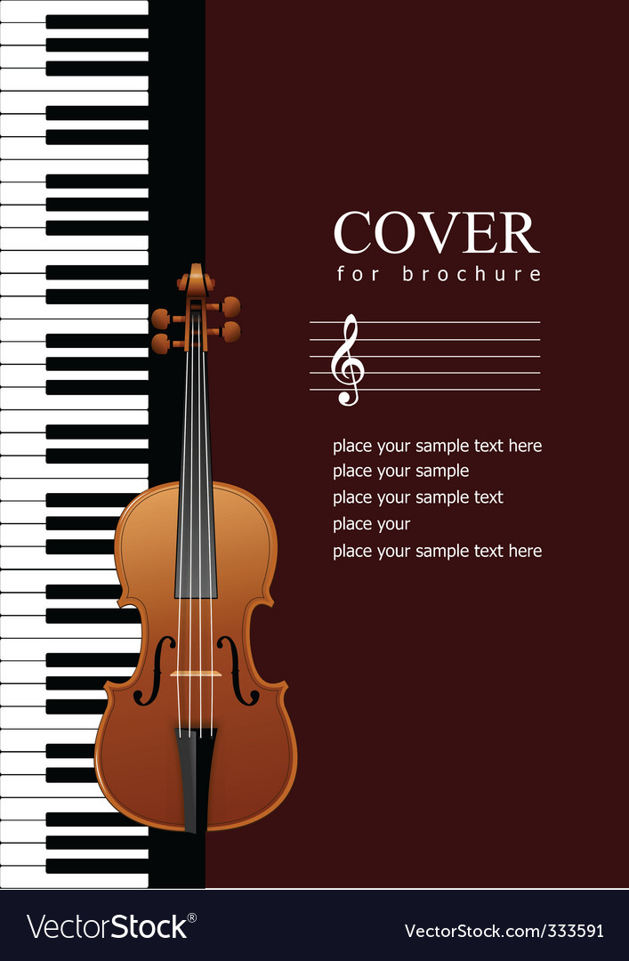 Music brochure cover