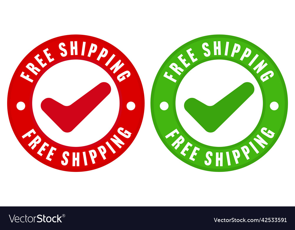 Sale sticker with guaranteed order free shipping