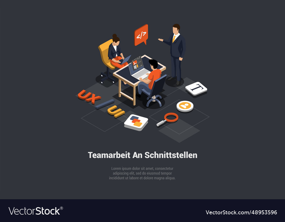 Teamarbeit an schnittstellen business solutions