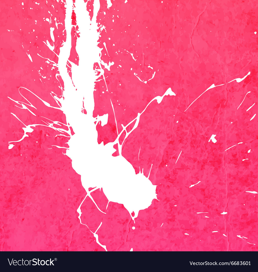 Bright pink paint splash background