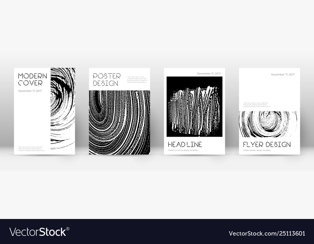 Cover page design template minimal brochure layou Vector Image