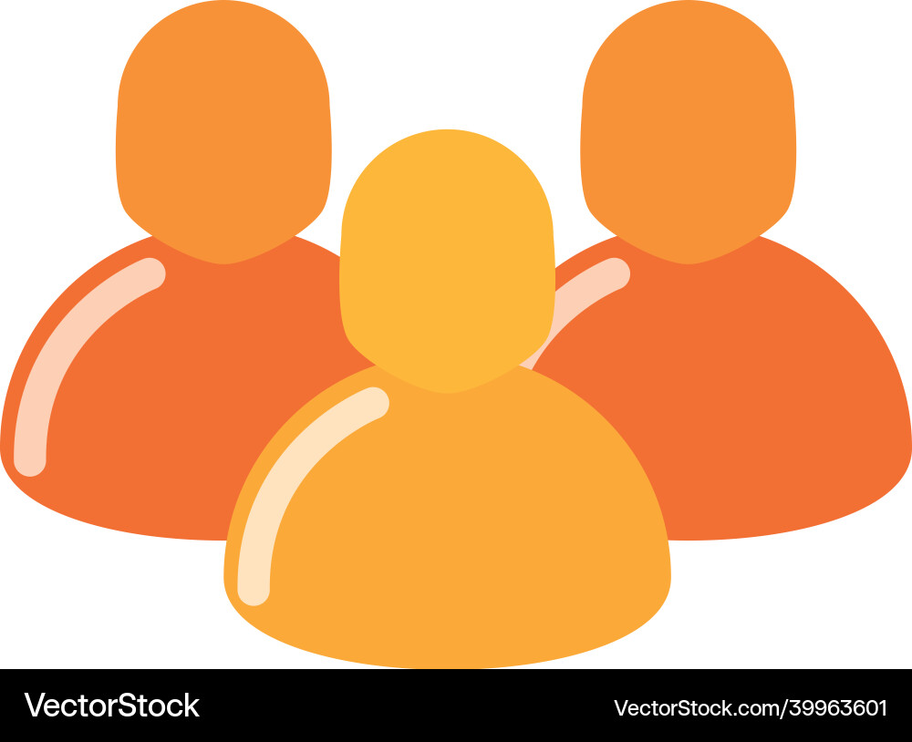 Group community pictograph Royalty Free Vector Image