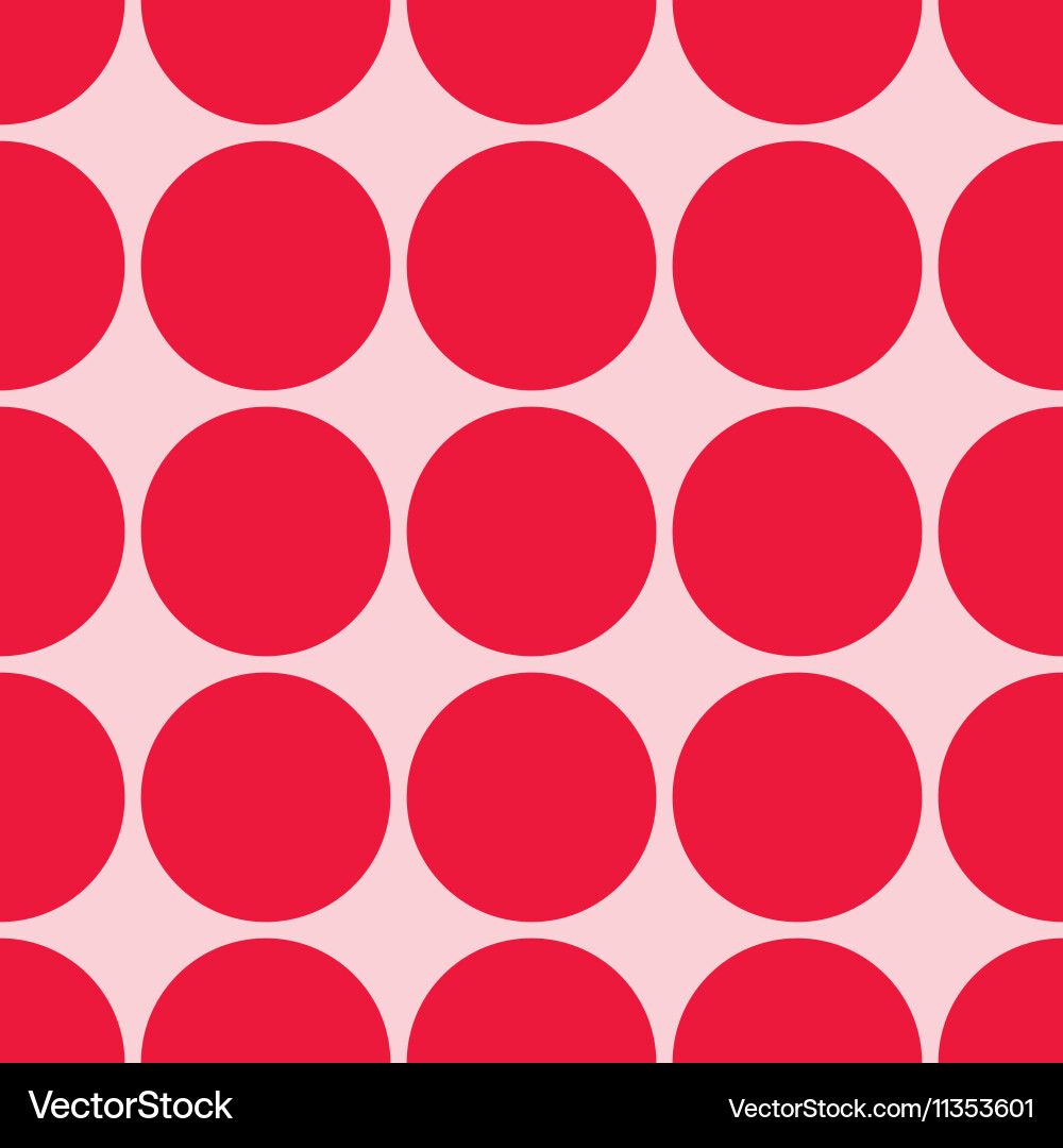 Seamless polka dot background Royalty Free Vector Image