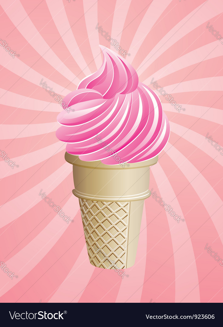 Icecream Cone Royalty Free Vector Image - Vectorstock