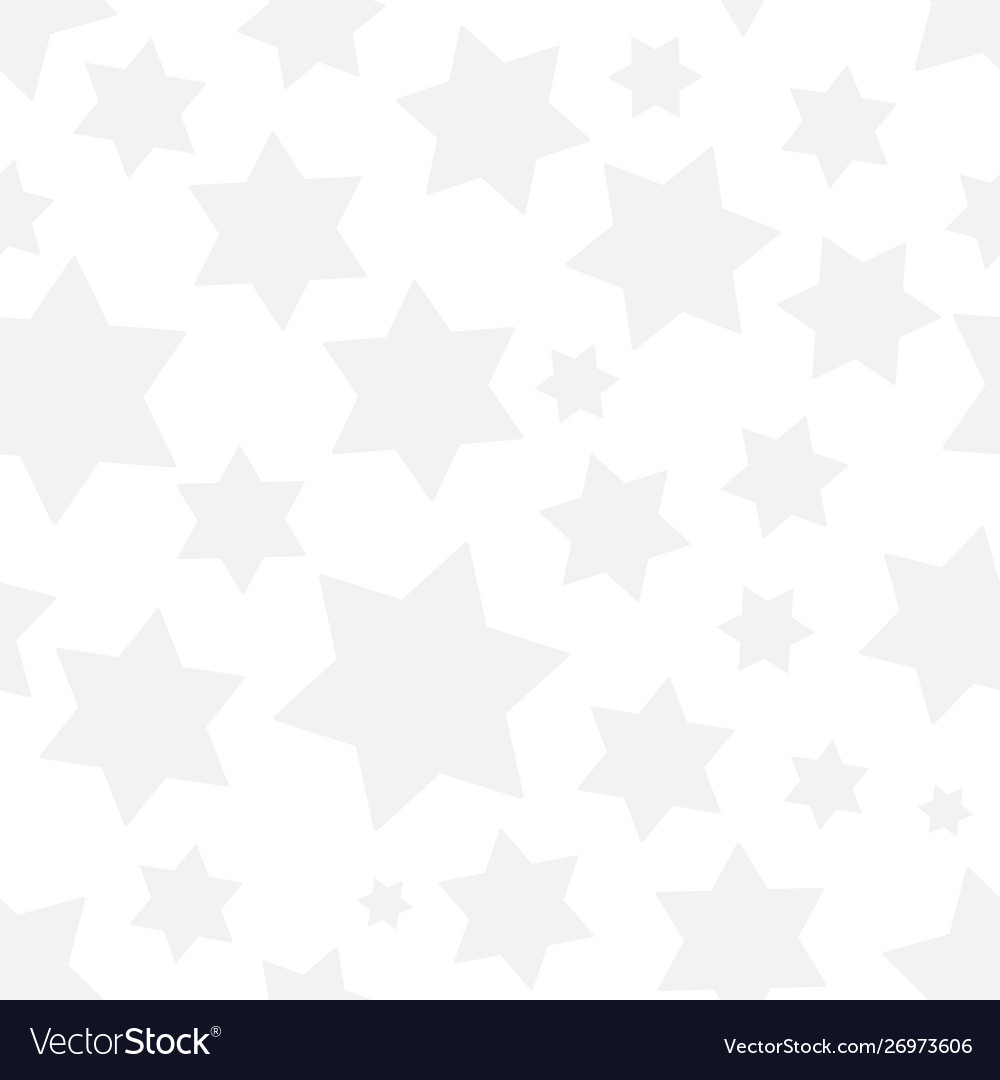 Neutral seamless pattern with stars