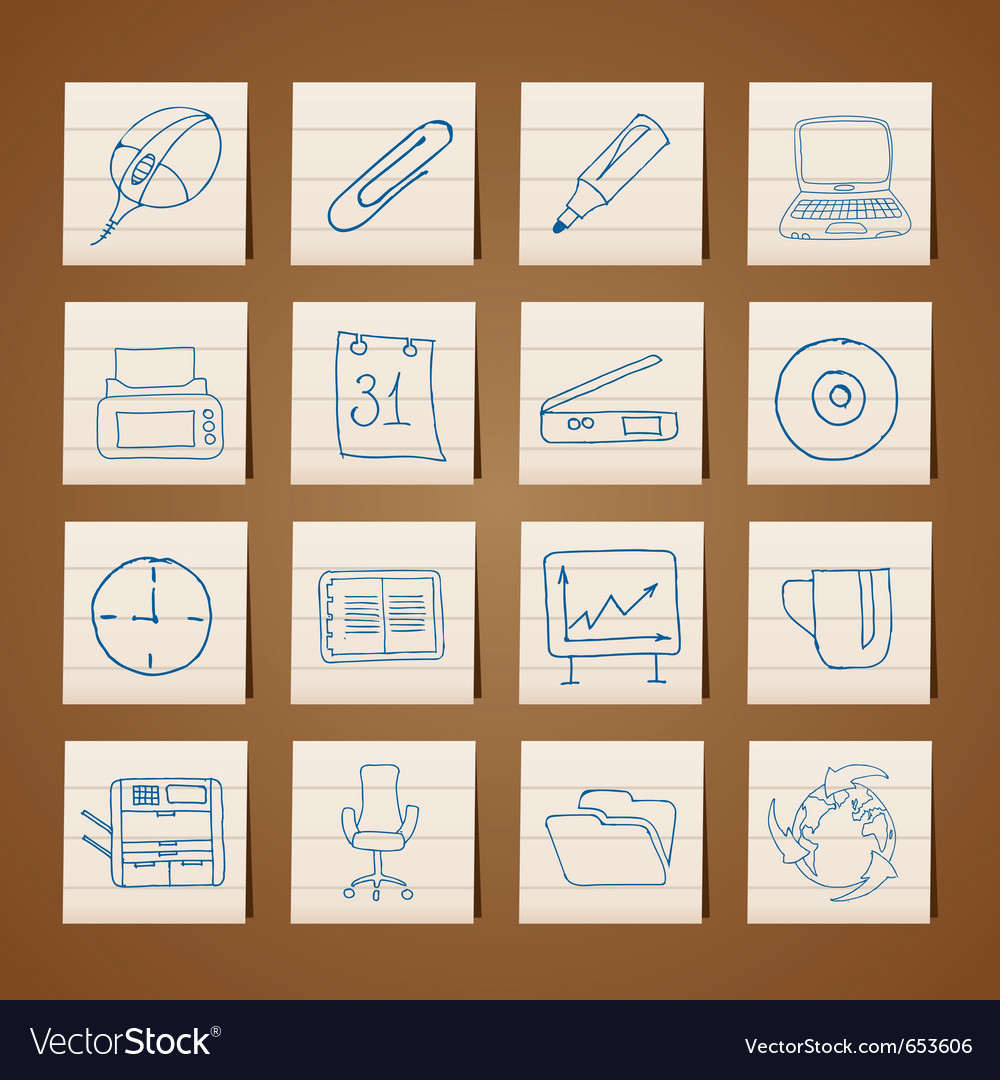 Office tools icons