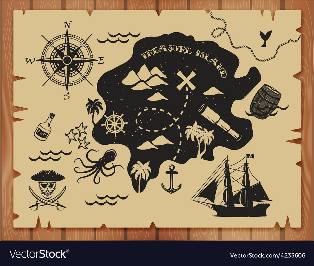 Pirate set Royalty Free Vector Image - VectorStock