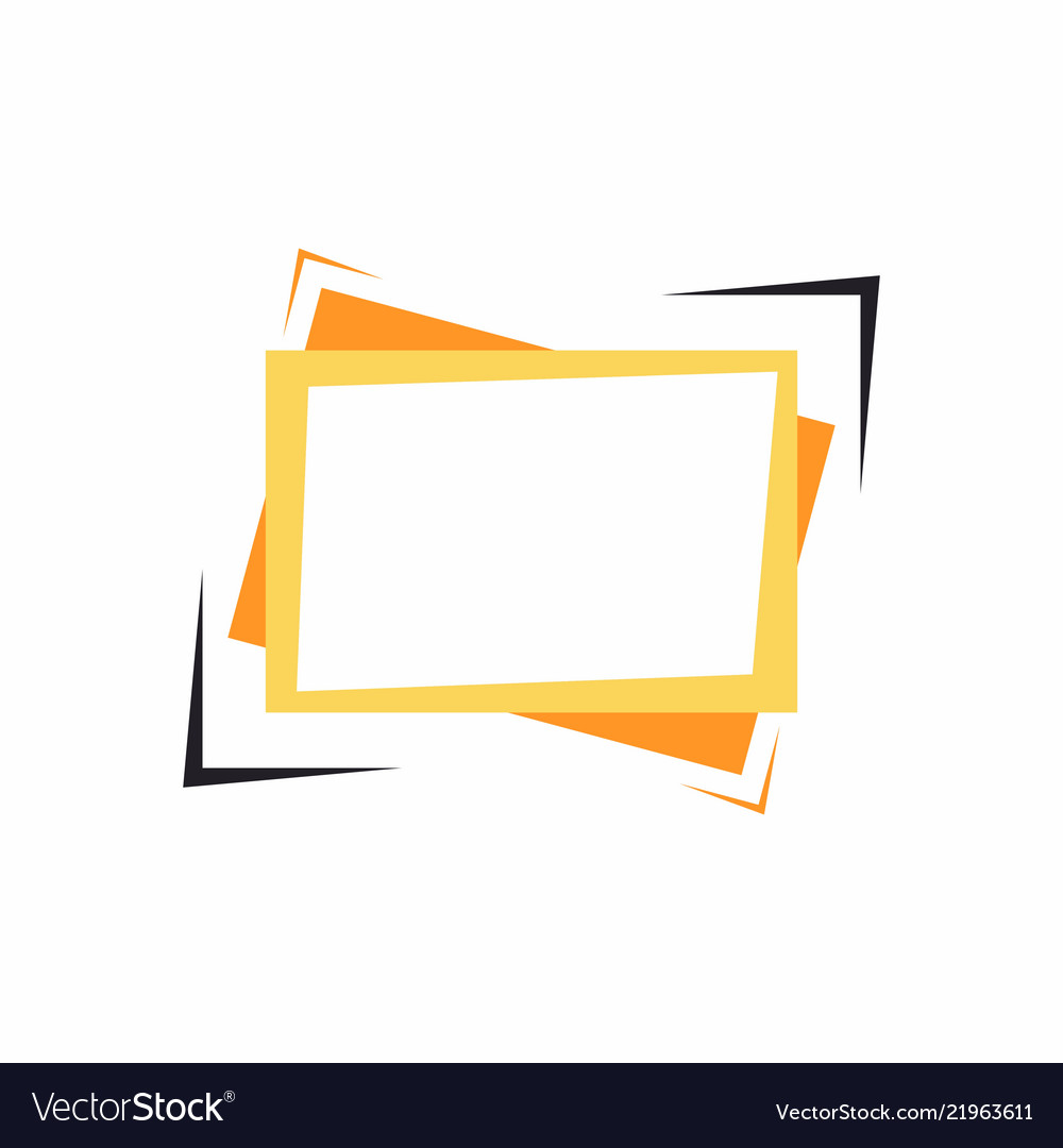 Bright frame for text or banner web design Vector Image