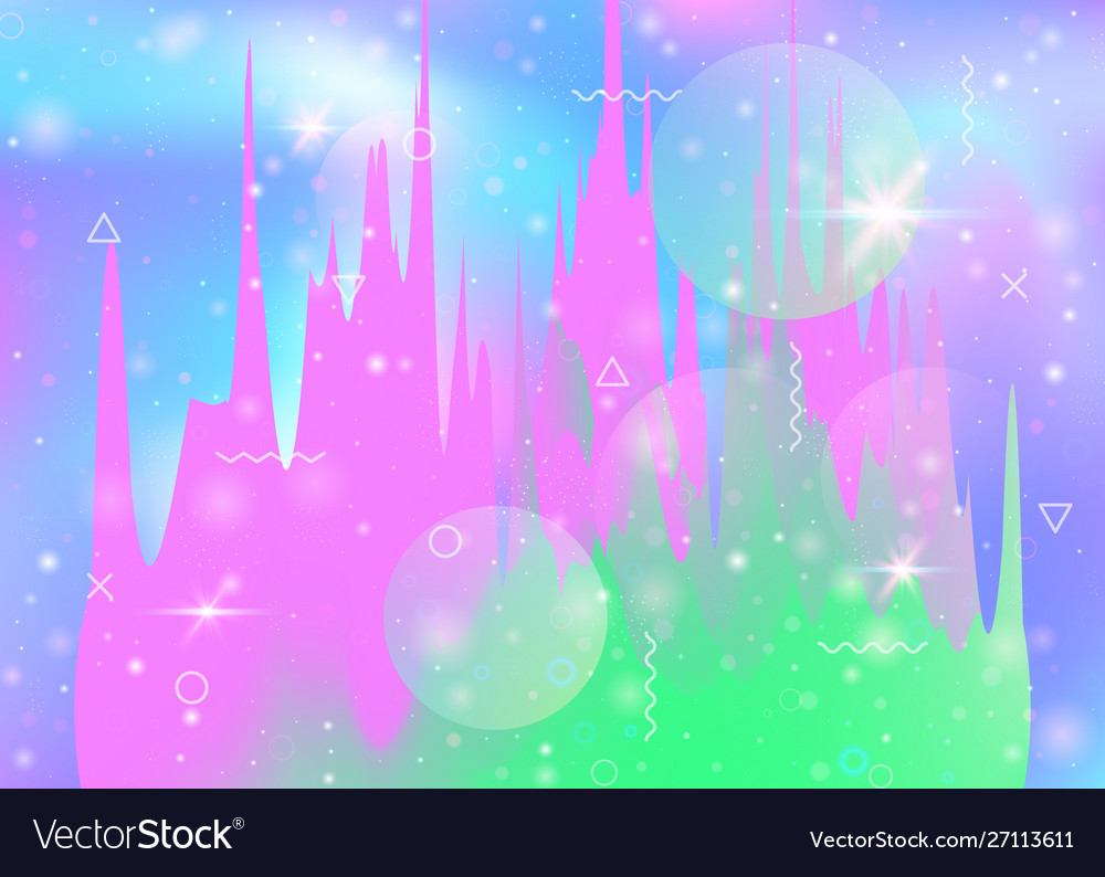 Holographic background with abstract cosmos