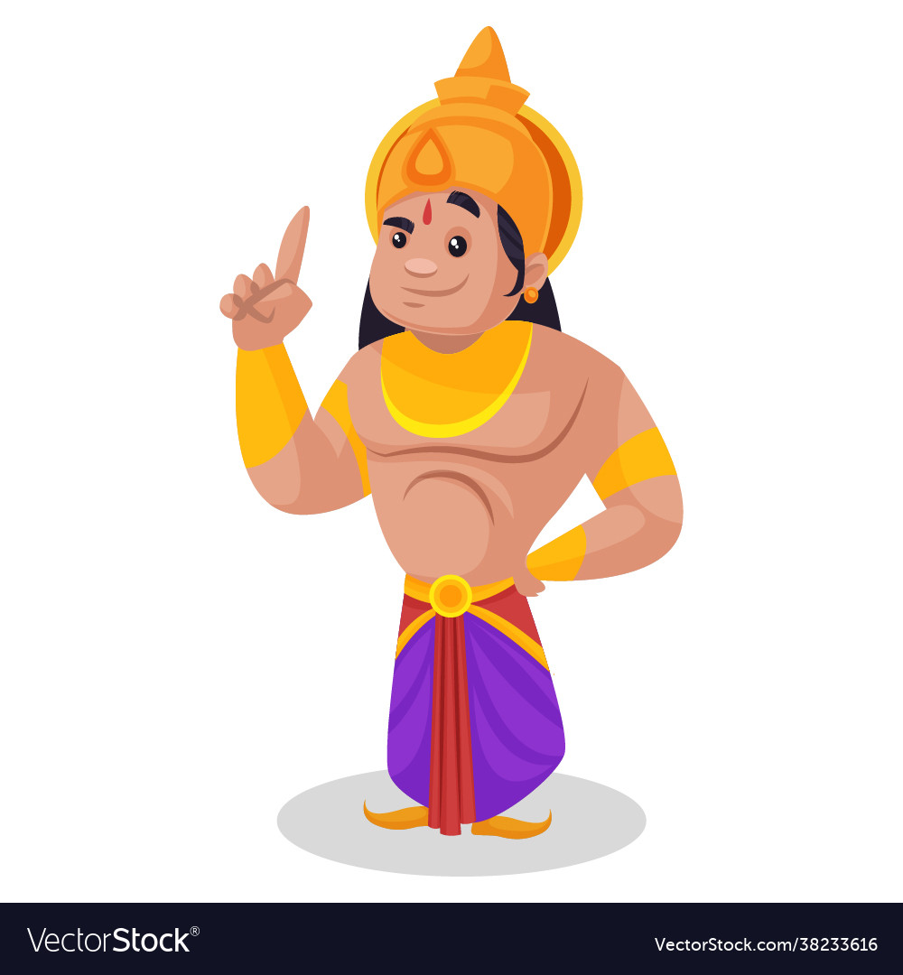 Bhima cartoon character Royalty Free Vector Image Bhima cartoon character Royalty Free Vector Image