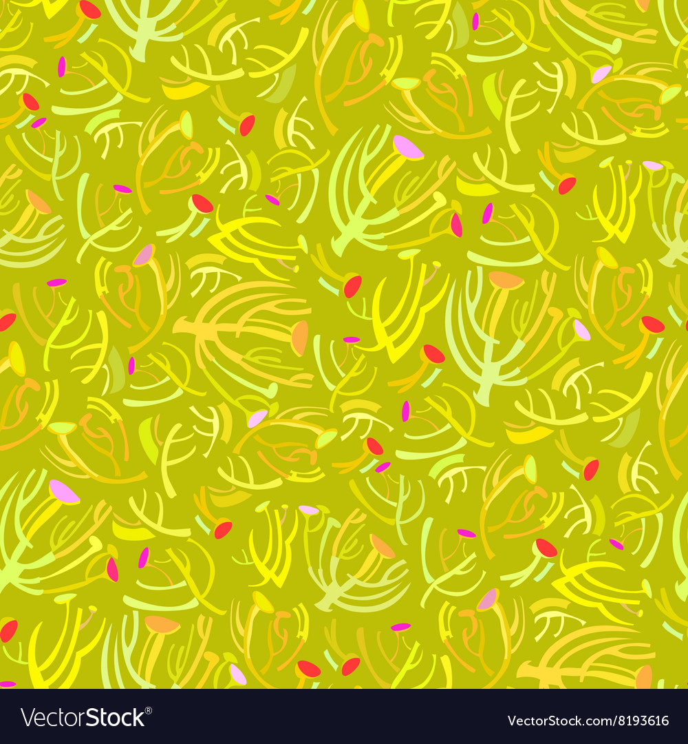Green sprig background Royalty Free Vector Image