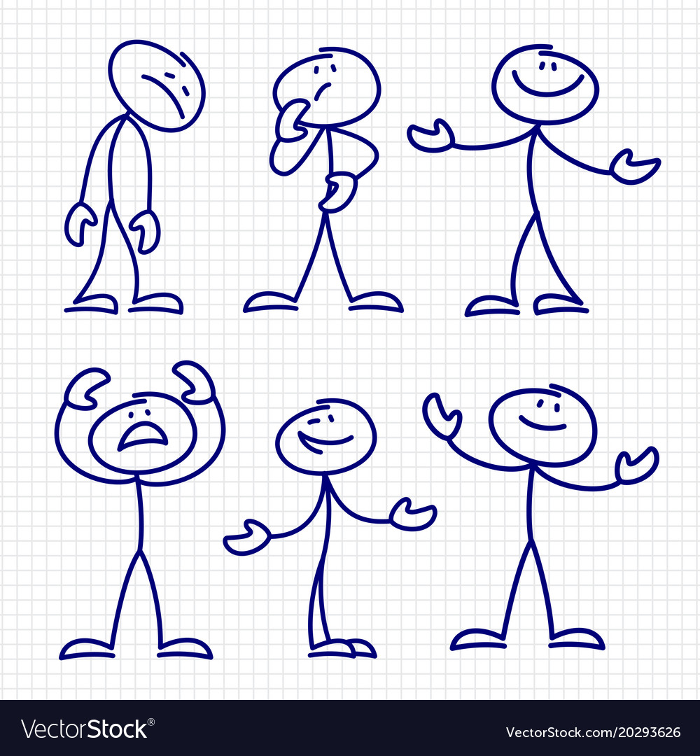 easy to draw stick figures