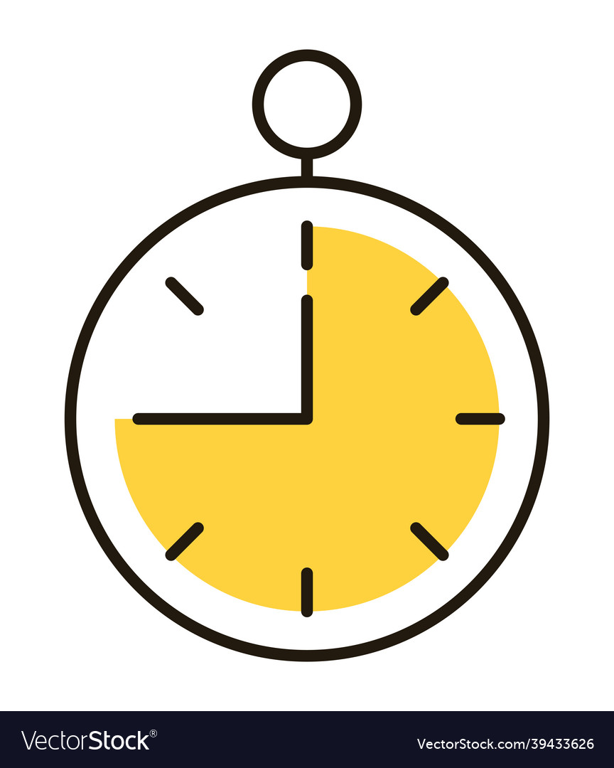 Timer Chronometer Counter Royalty Free Vector Image