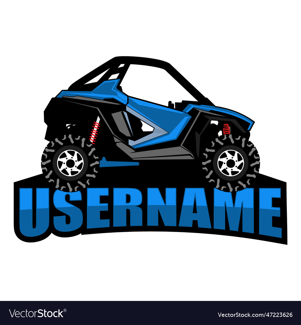 Utv logo design icon Royalty Free Vector Image