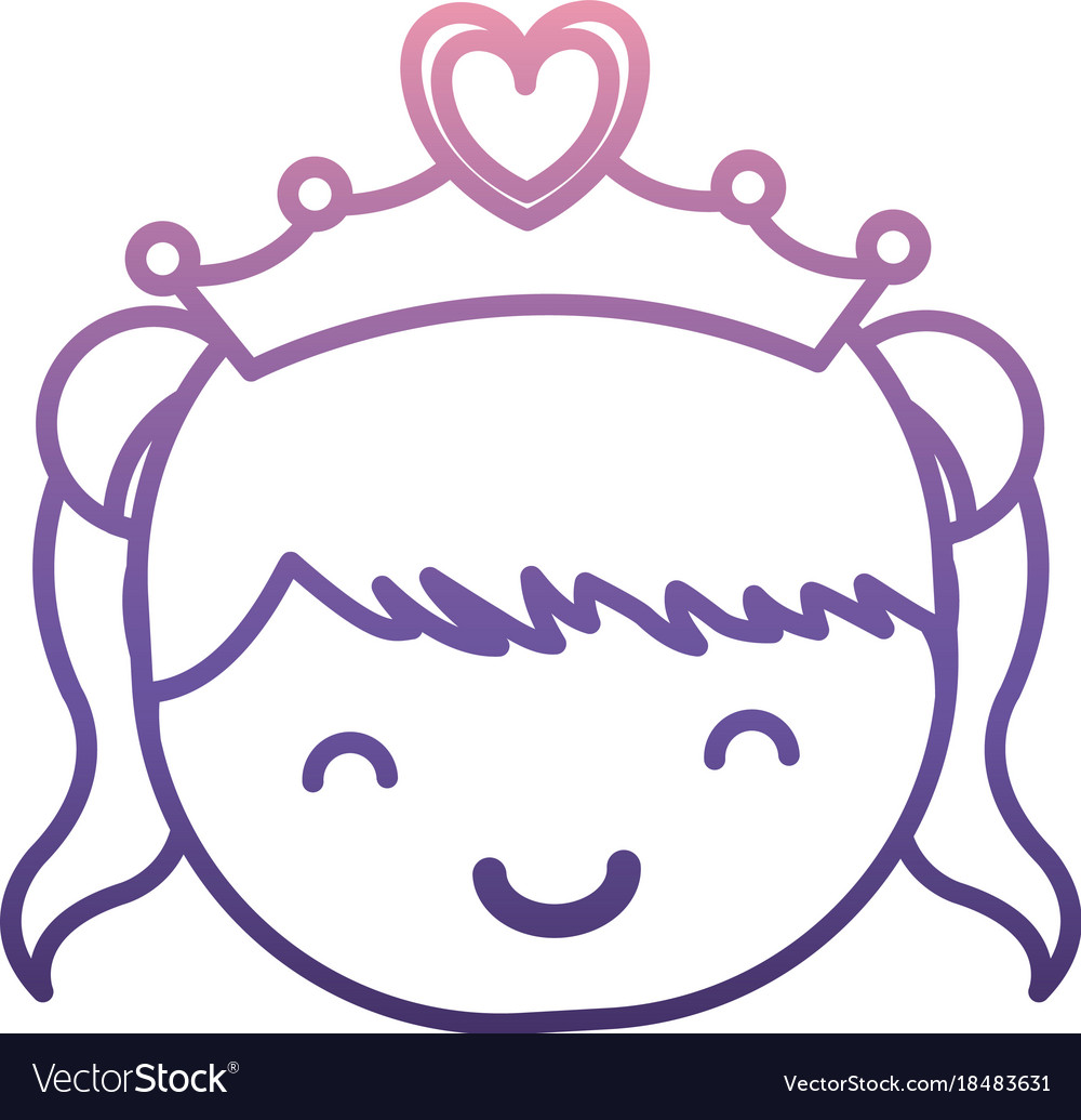 Cartoon girl icon Royalty Free Vector Image - VectorStock