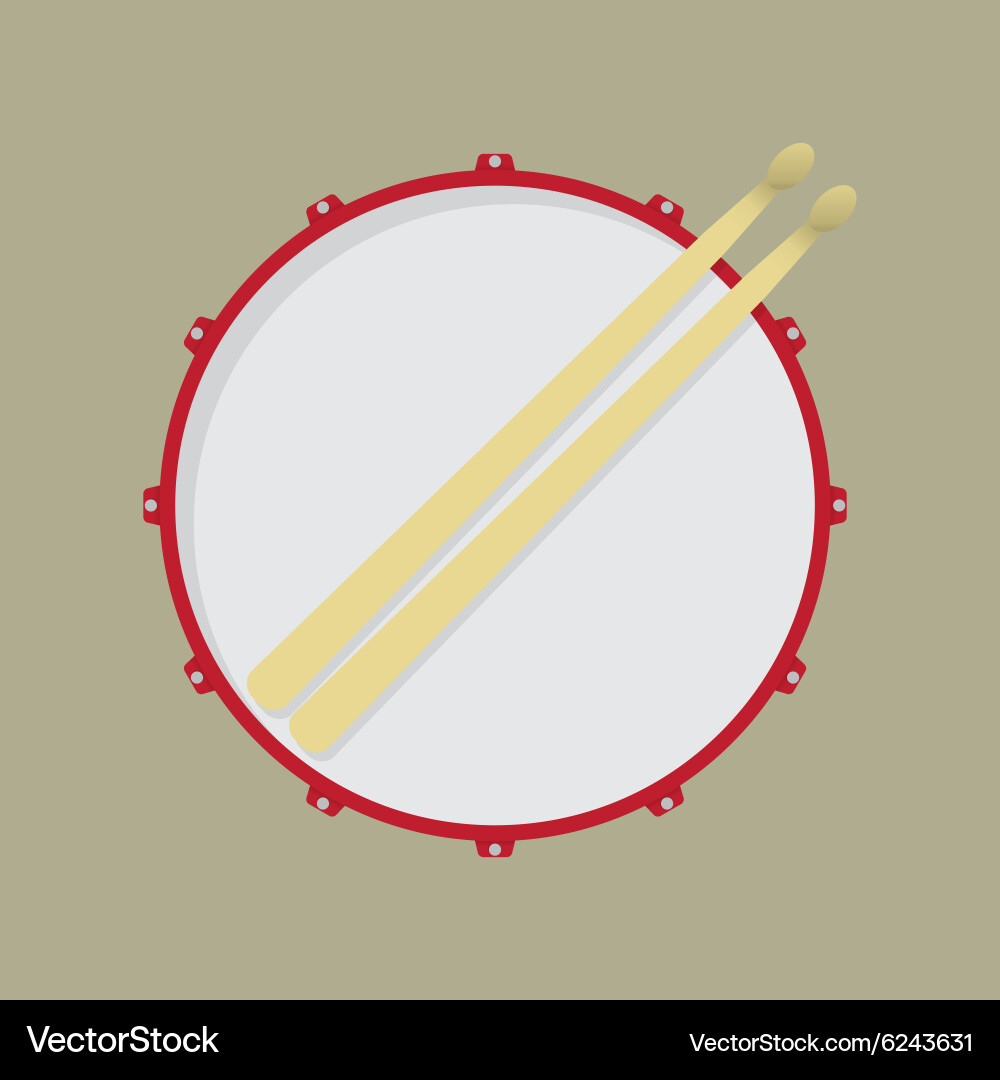 Drum Royalty Free Vector Image - VectorStock