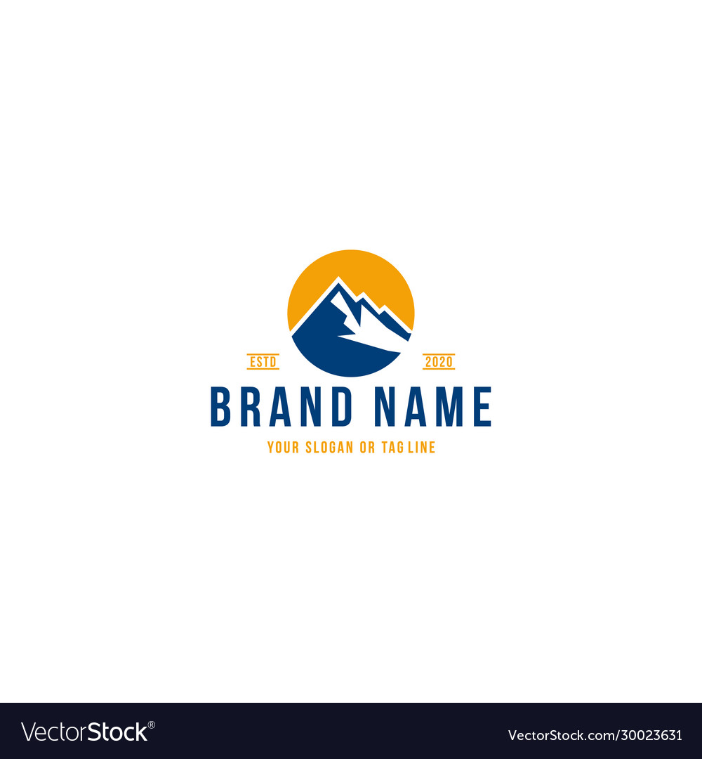 Mountain logo design concept