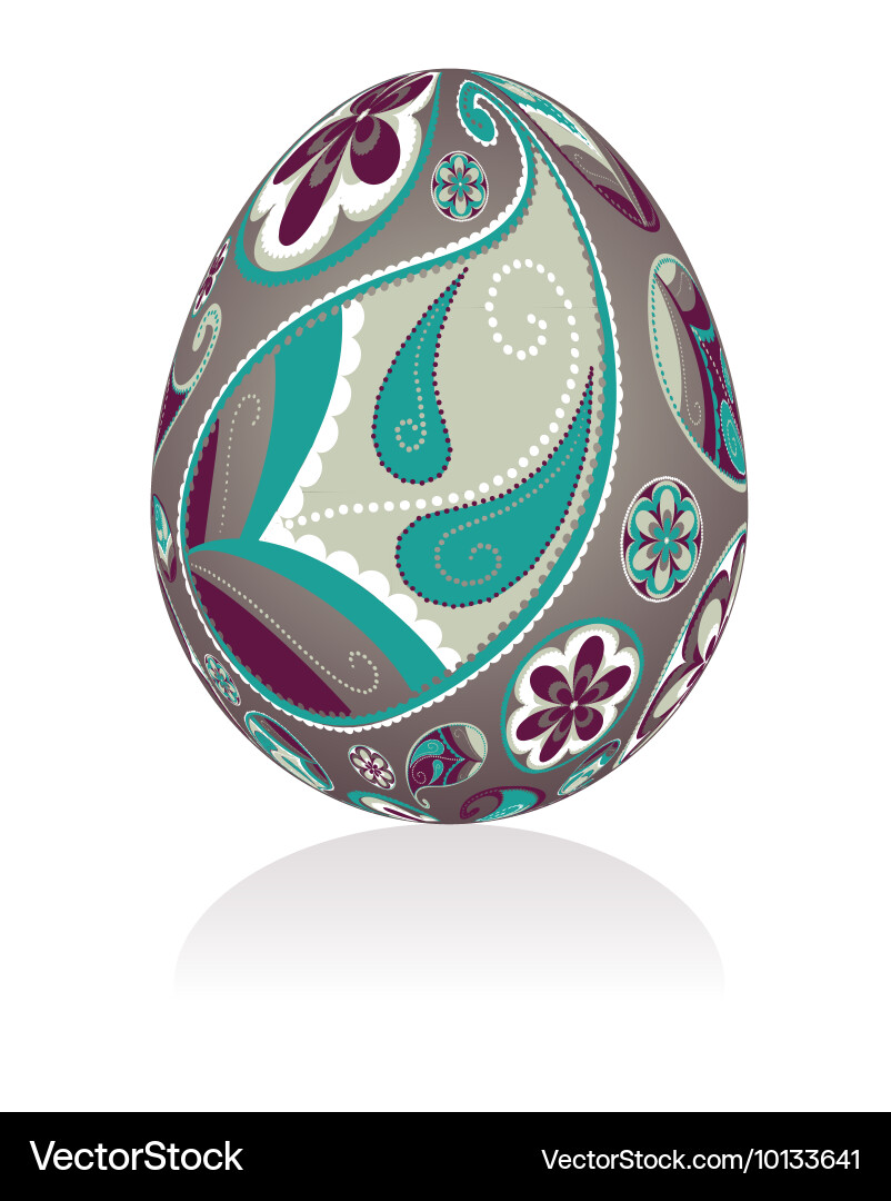 Easter egg Royalty Free Vector Image - VectorStock