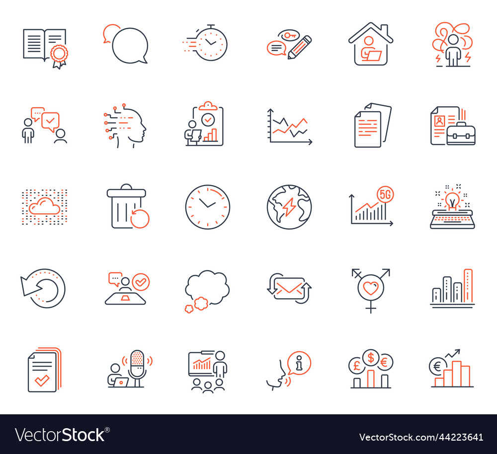 Education icons set included icon as consulting